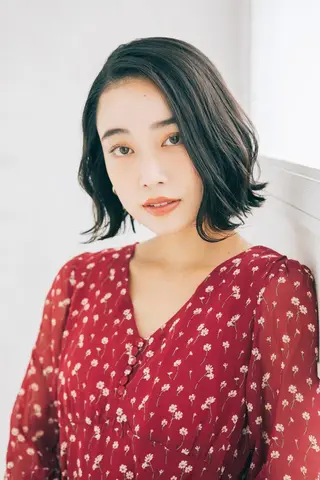 ミディアム パーマ カラー 髪質改善 美容室Atomのヘアスタイル
