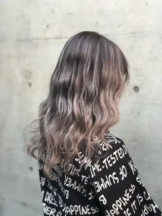 ロング カラー ✨ブリーチなしカラー ×髪質改善✨松村 潤のヘアスタイル