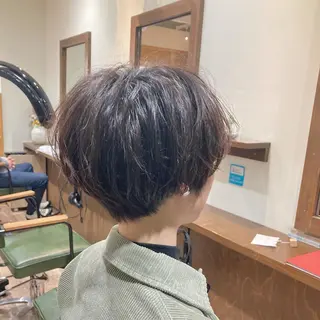 ショート パーマ HairStoryかのわ所属・宇野  ひかりのヘアスタイル