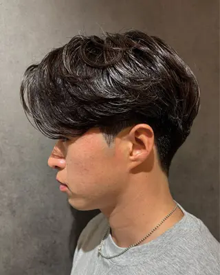 メンズ kalm所属・✵TAKUMI/ 横浜/センターパートのヘアスタイル