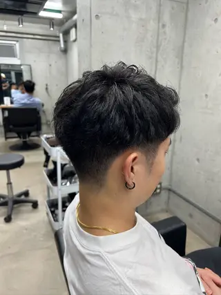 ショート パーマ メンズ 【good!】所属・メンズパーマ 阿久津のヘアスタイル