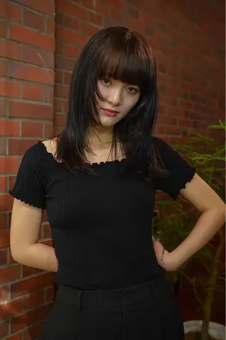 ミディアム 村瀬 晴飛のヘアスタイル