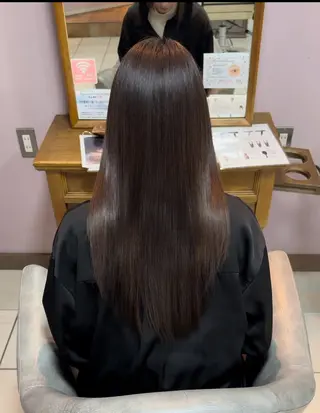 ロング 髪質改善/縮毛矯正 /Yushinのヘアスタイル