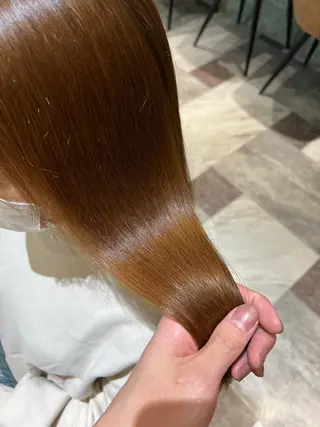 セミロング レイヤーカット/ 顔周り 五島巨幹のヘアスタイル