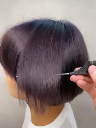 ショート カラー メンズ 飯塚 想のヘアスタイル