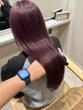 ロング カラー number大分/ 磯部栞里のヘアスタイル