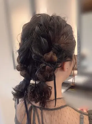 ヘアアレンジ 髪質改善美容室Qin hair所属・【女性限定】 👑hanaのヘアスタイル