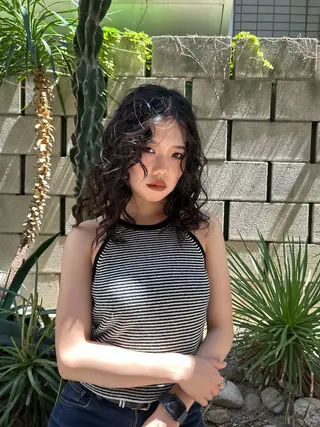 パーマ ayano🍒パーマ 暖色カラーのヘアスタイル