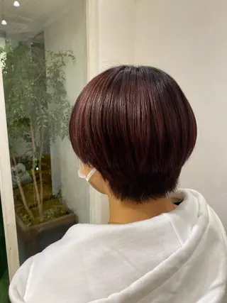 ショート カラー しまだ みゆのヘアスタイル