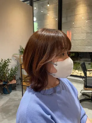 ミディアム 三好 祐希のヘアスタイル