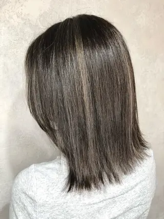 ミディアム 💗艶カラー💗 CECILのヘアスタイル