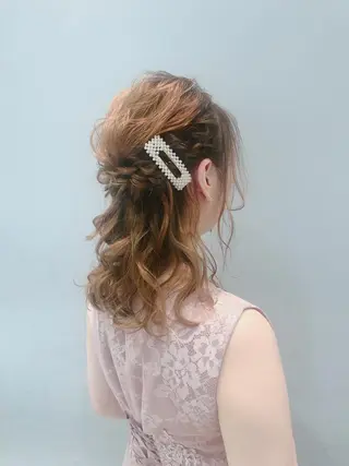 ヘアアレンジ 似合わせ艶髪カラー ❤️ハダユミのヘアスタイル