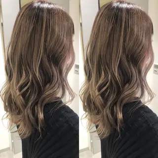 ミディアム カラー JILBLAN京都 ショート/ハイライトのヘアスタイル