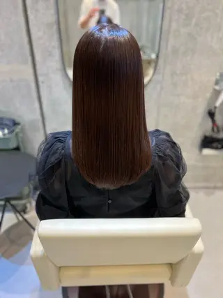 セミロング カラー Toiro武蔵小杉所属・髪質改善/縮毛矯正 平本聖のヘアスタイル