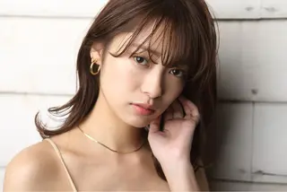 ミディアム カラー パーマ ヘアアレンジ マツエク・マツパ 田中 鈴乃のヘアスタイル