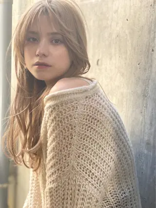 ロング カラー ICON所属・艶美髪マスター 店長✂︎YUKKEのヘアスタイル