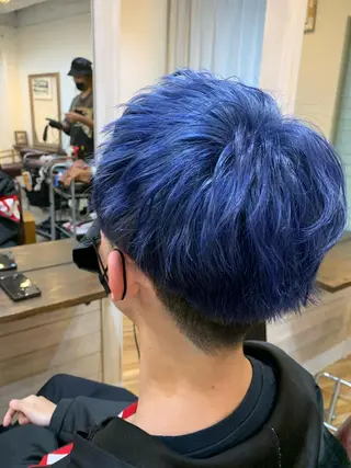 ショート CECIL hair なんば店所属・メンズパーマ 艶髪☆店長☆有馬のヘアスタイル