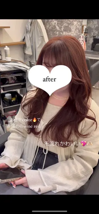 ロング レイヤーカット/韓国 ヘア/LILICAのヘアスタイル