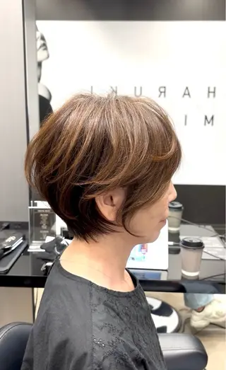 ショート HARUKI  MINATO Japan広島紙屋町店所属・hmj紙屋町店 脊戸智志のヘアスタイル