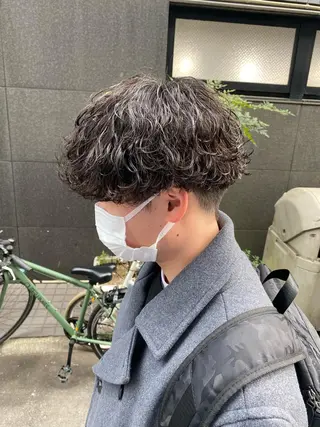 パーマ メンズ メンズブリーチカラー /パーマ ごーた立川のヘアスタイル