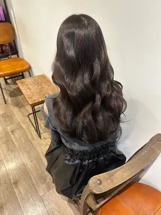 ロング カラー ヘアアレンジ himawari♡ 柔らかいカラーのヘアスタイル