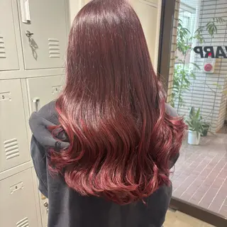 ロング カラー 髪質改善ストレート /暖色カラー🎀🪞のヘアスタイル