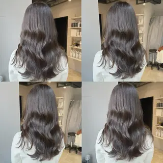 セミロング カラー KURO/韓国ヘア /レイヤーカットのヘアスタイル