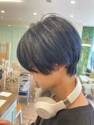 ショート メンズ むらたみずき /大宮ブリーチカラーのヘアスタイル