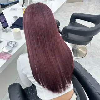 ロング カラー mina/暖色カラー 🥀韓国風カット🥀のヘアスタイル