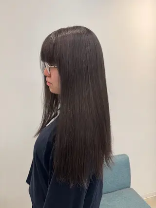 ロング カラー hono🐬カラー 特化/ハイトーンのヘアスタイル