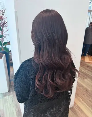 ロング カラー ktwo☆ 暗艶髪☆姫野琳のヘアスタイル
