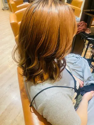 ミディアム ヘアアレンジ 田中 愛利子のヘアスタイル