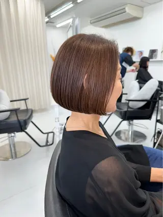 ショート 山崎結菜 🫧透明感カラーのヘアスタイル