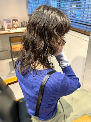 セミロング 小岩 荘太のヘアスタイル