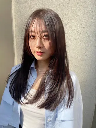 セミロング 小澤 凌雅のヘアスタイル