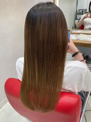 ロング カラー nono/パーマ /顔まわりカット🐈のヘアスタイル