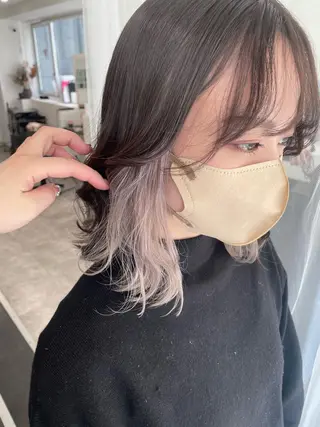 カラー miyu/ハイトーン /ブリーチのヘアスタイル