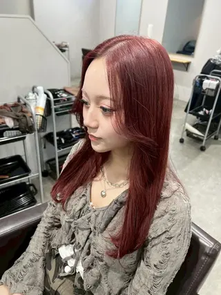 セミロング カラー ✨【公式】 juhl.横浜✨のヘアスタイル