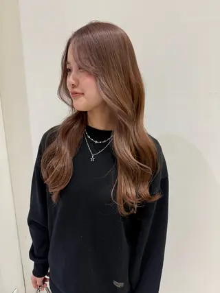 ロング 中村 未夢のヘアスタイル