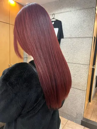 ロング BUCKS所属・坂谷 BUCKS/縮毛矯正のヘアスタイル