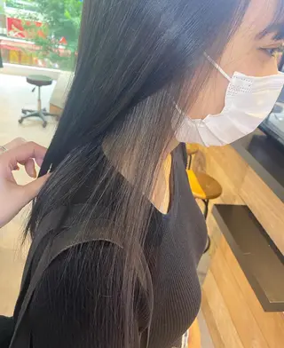 ミディアム カラー scene.池袋所属・scene. haraのヘアスタイル