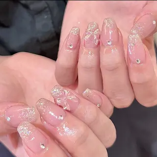 ネイル 𝕄𝕚𝕪𝕦🤍 自由が丘⌇パラジェルのネイルデザイン