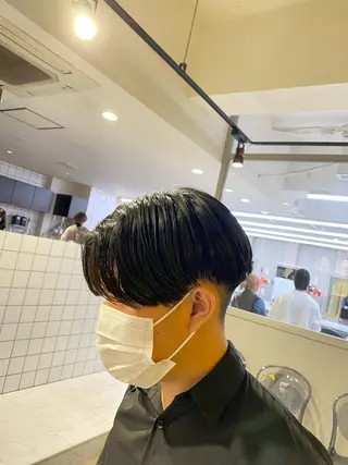 ショート パーマ メンズ 🟦ニュアンス/メン ズパーマ横浜🟦のヘアスタイル