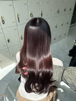 セミロング rio🧚🏻‍♀️ 暖色/グレージュのヘアスタイル