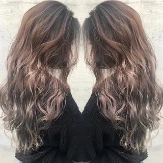 ロング カラー ヘアアレンジ ALLY（アリー）所属・ミニモお気に入り数 No.1宍戸雄弥のヘアスタイル