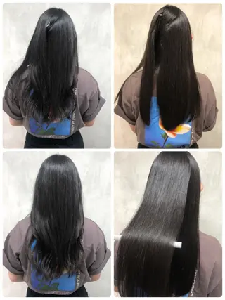 ロング 満足度⭕️縮毛矯正師 谷口にお任せを👍のヘアスタイル