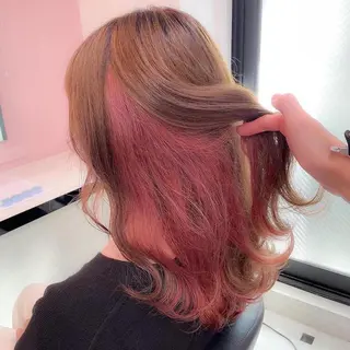 セミロング 透明感ラベンダー💗 SHOのヘアスタイル