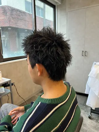 ショート パーマ ヘアアレンジ メンズ メンズ特化/カラー/ パーマ/ケイシンのヘアスタイル