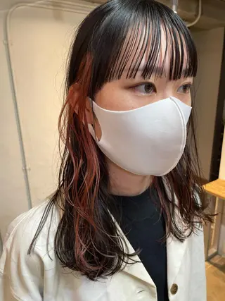 ミディアム 斎藤祐樹 /レイヤー/パーマのヘアスタイル