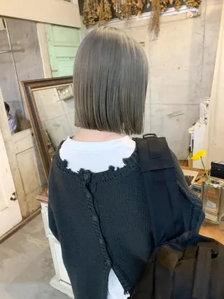 ショート カラー kimika🥑 メンズ/髪質改善のヘアスタイル